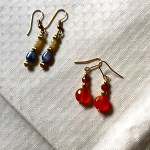 Two Pair of Beaded Earrings